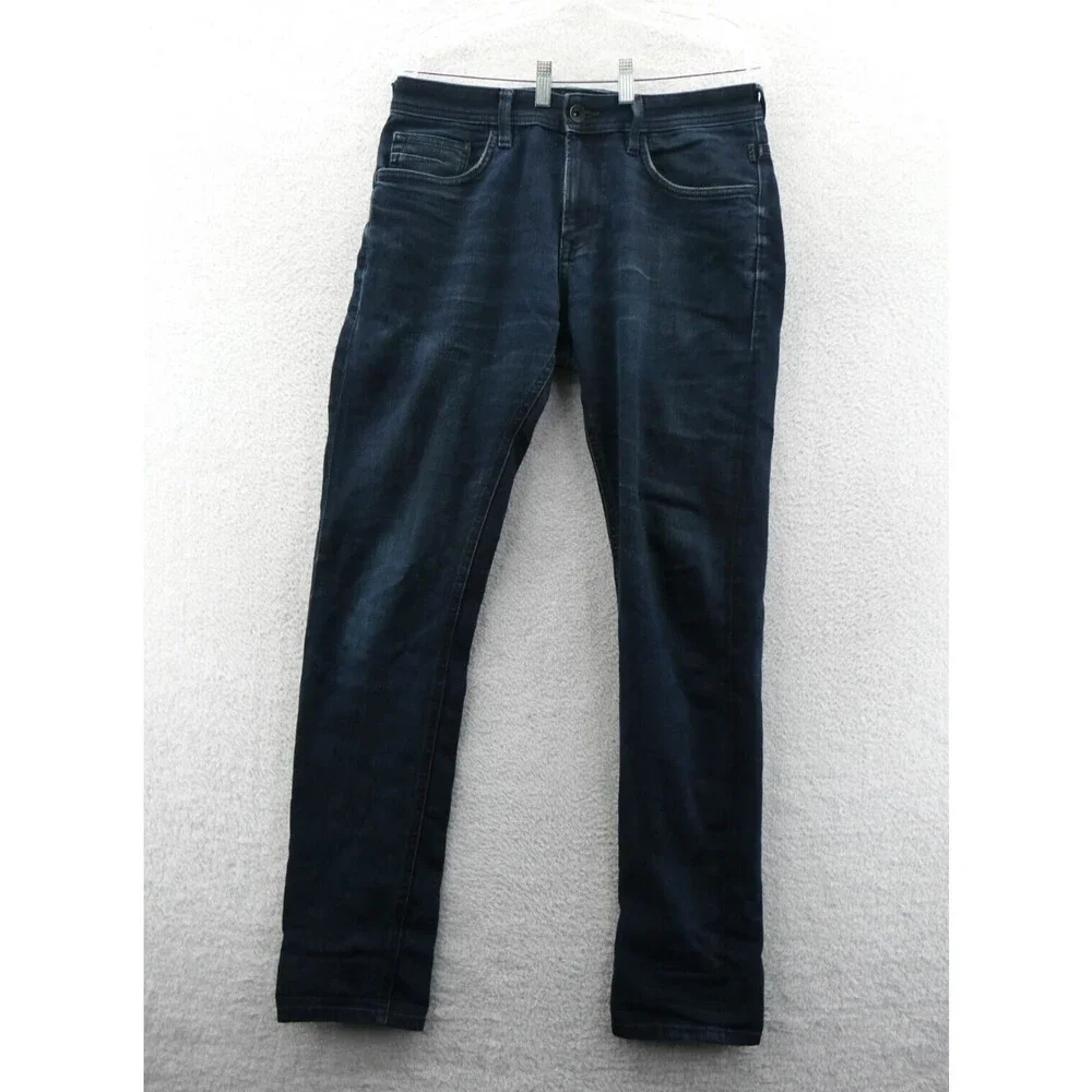 Tom Tailor Jeans Mens Size 32x34 Super Slim Piers Blue Cotton Denim Pant 32 x 34